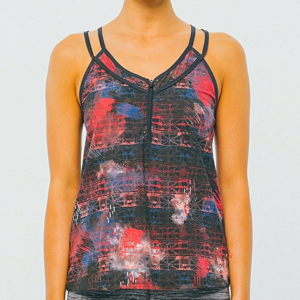 $5 with $15 bundle Lija Women's Floating Double Strap Tank Top